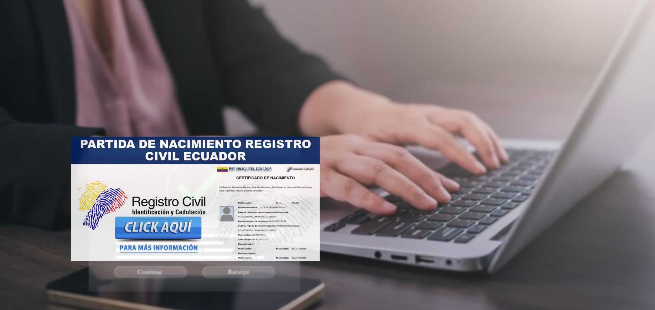 Mira ¿Cómo sacar la Partida de Nacimiento? – Ecuador