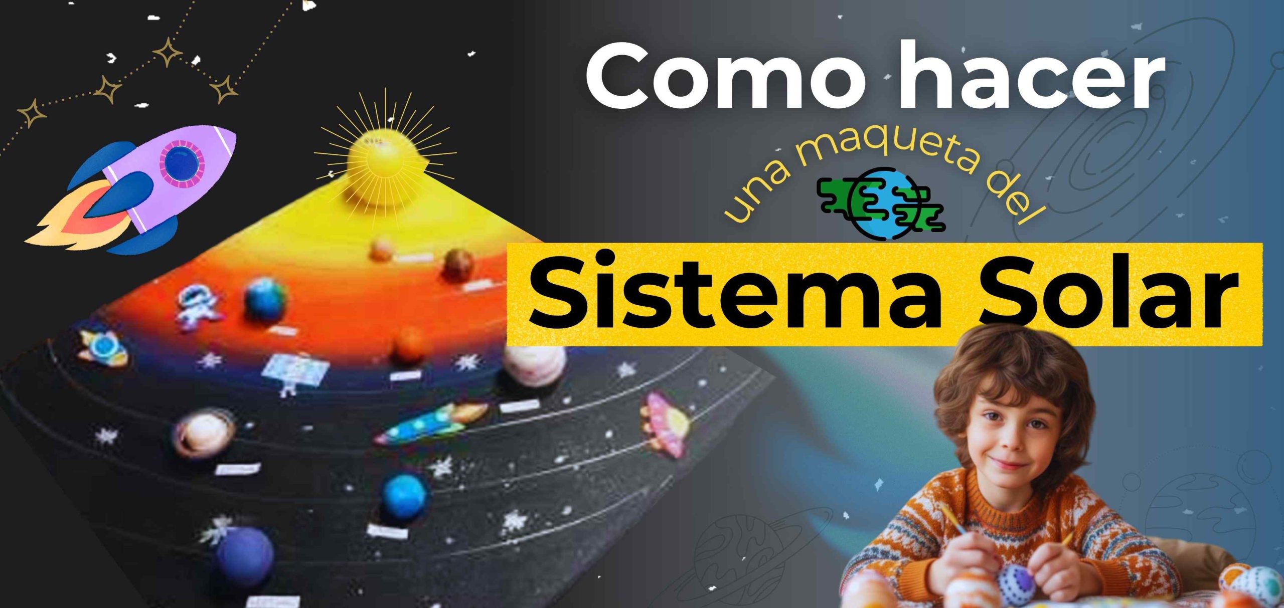 ¿Como hacer una maqueta del Sistema Solar? Creativa y Facil
