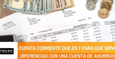 que es una cuenta corriente y para que sirve