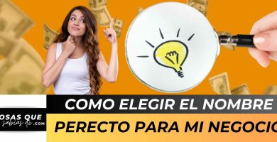 como elegir el nombre para mi empresa