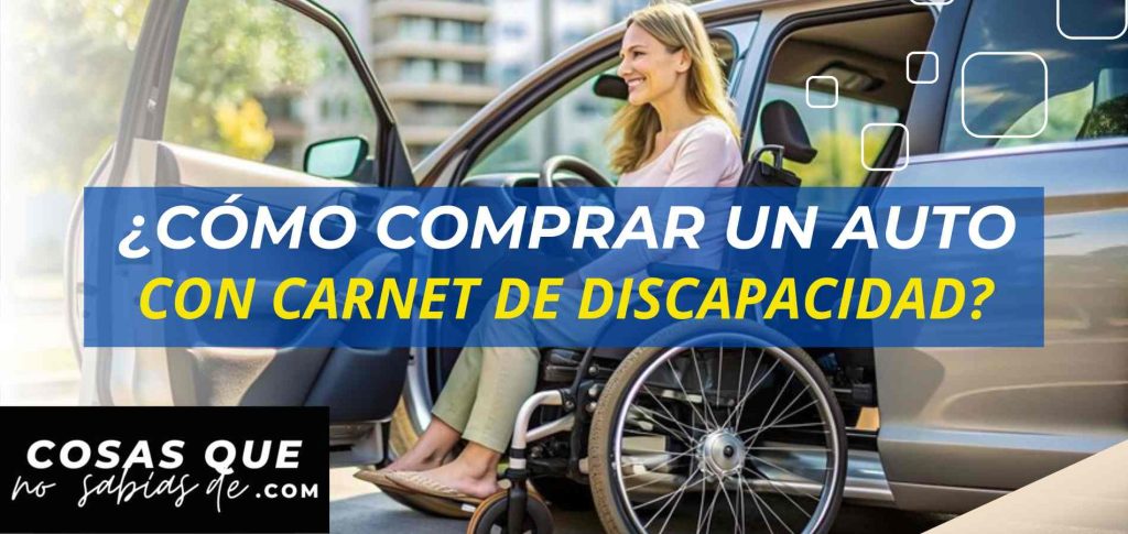 como comprra un auto con carnet del conadis de discapacidad